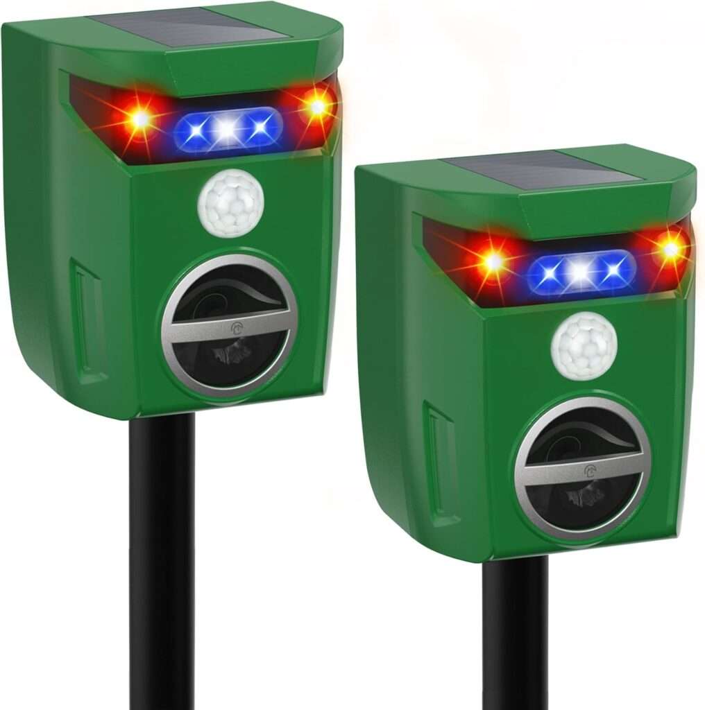 Solar Powered Ultrasonic Animal Repellent