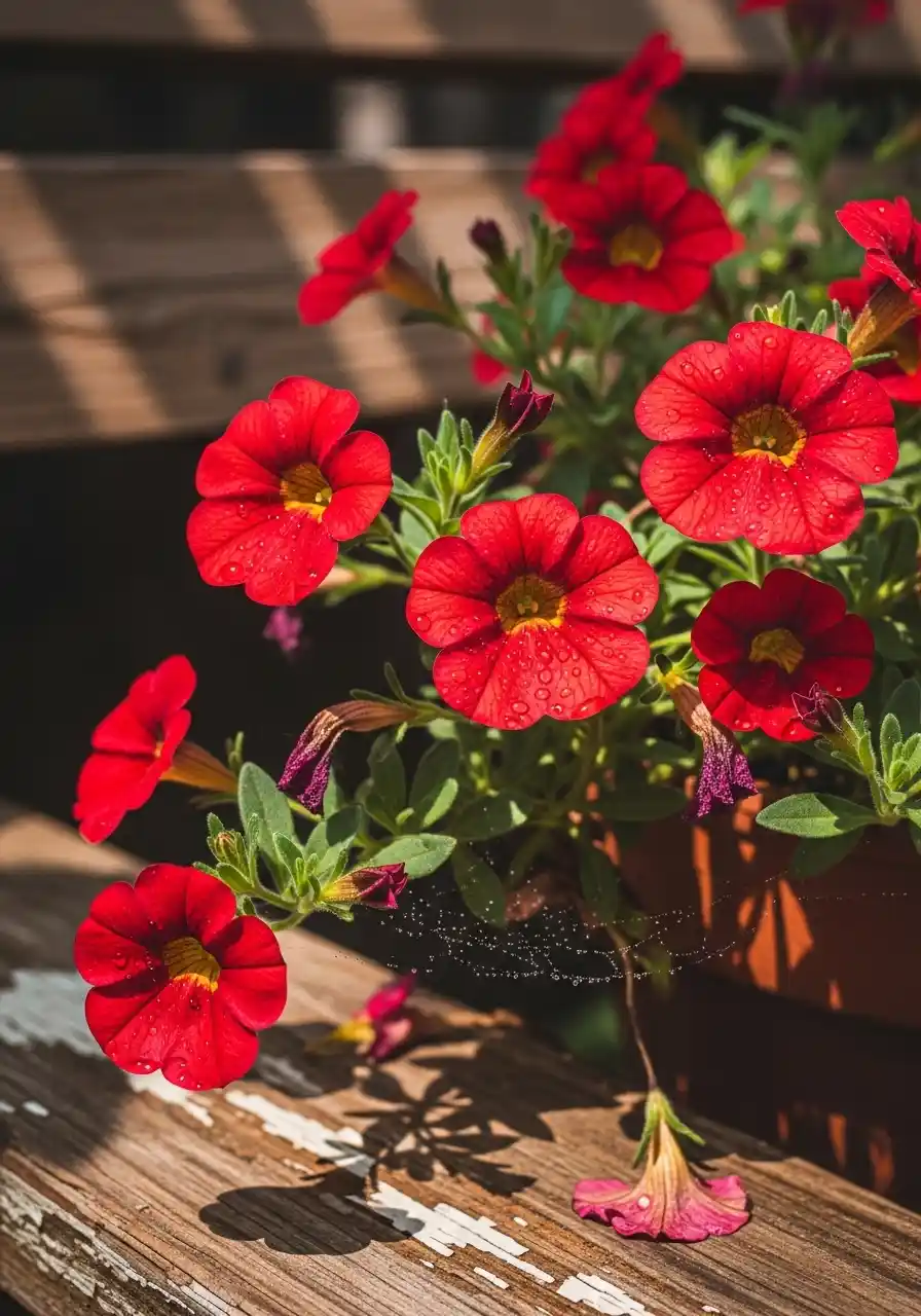 Calibrachoa (red varieties)