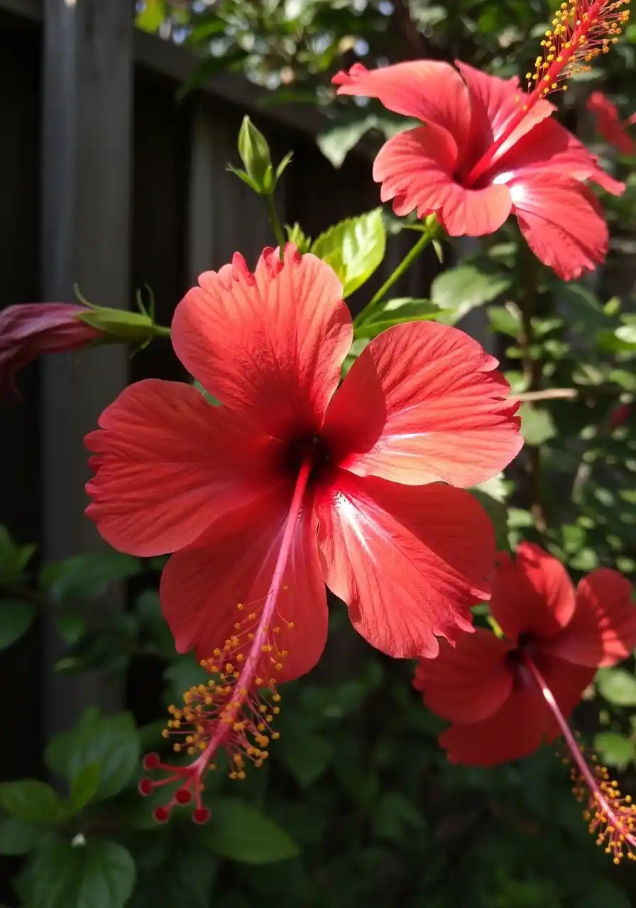 Hibiscus (red types)