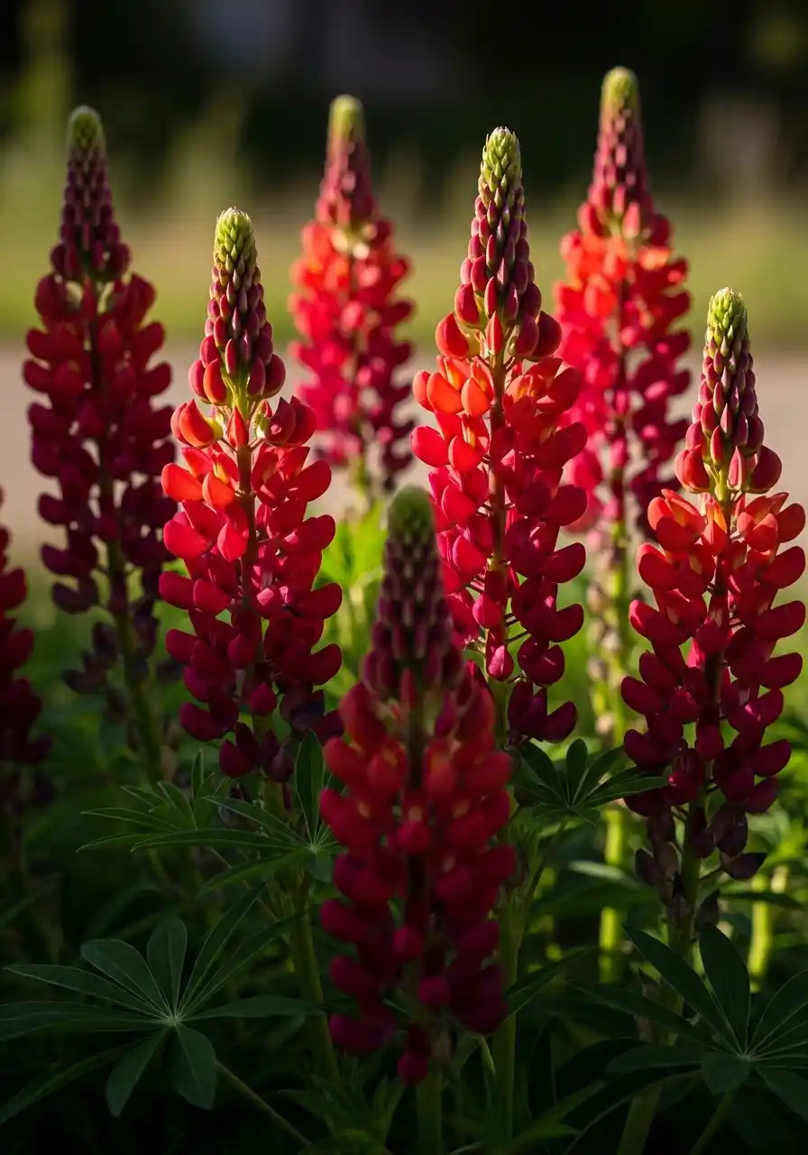 Lupine (red varieties)