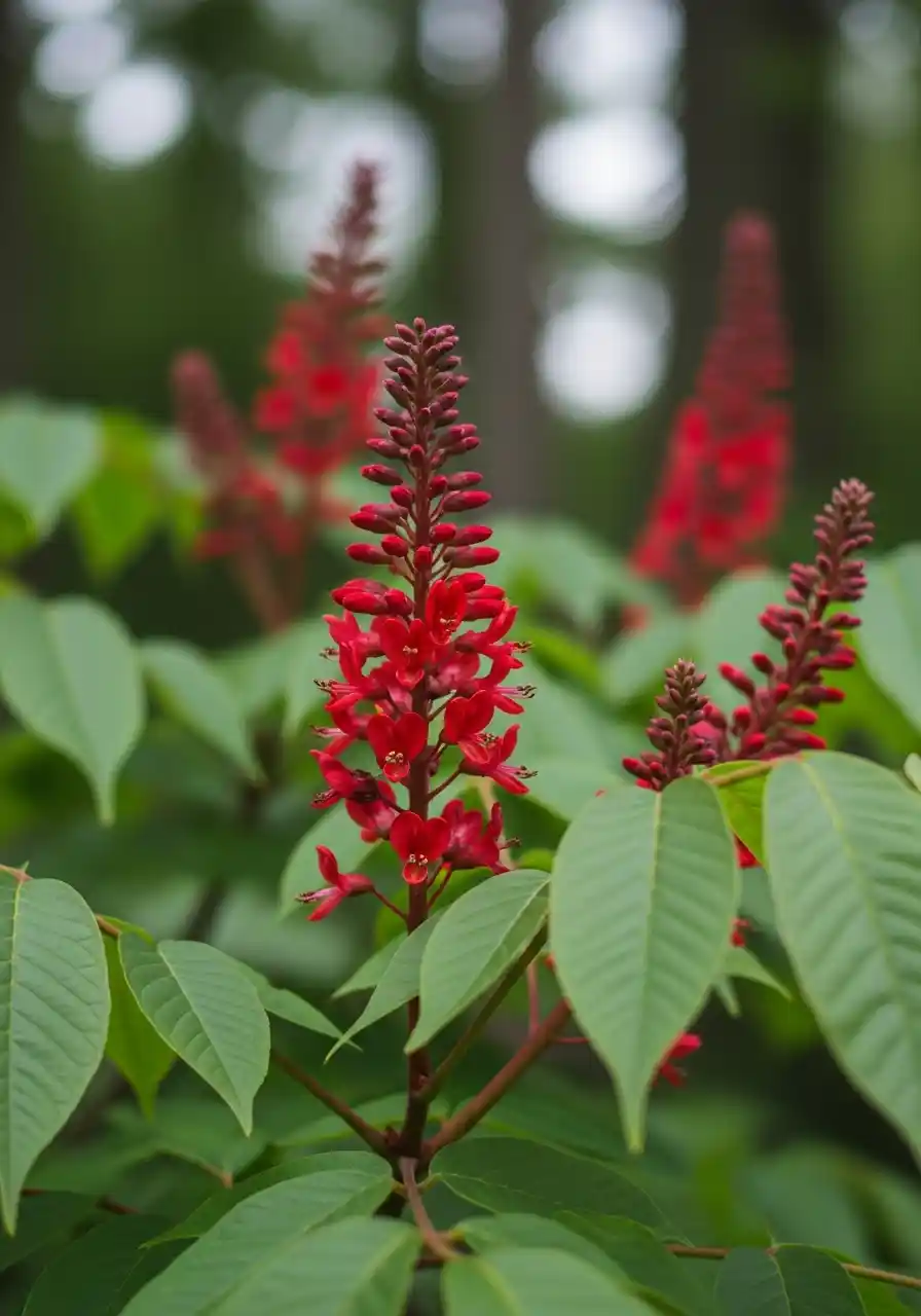 Red Buckeye (Aesculus pavia)