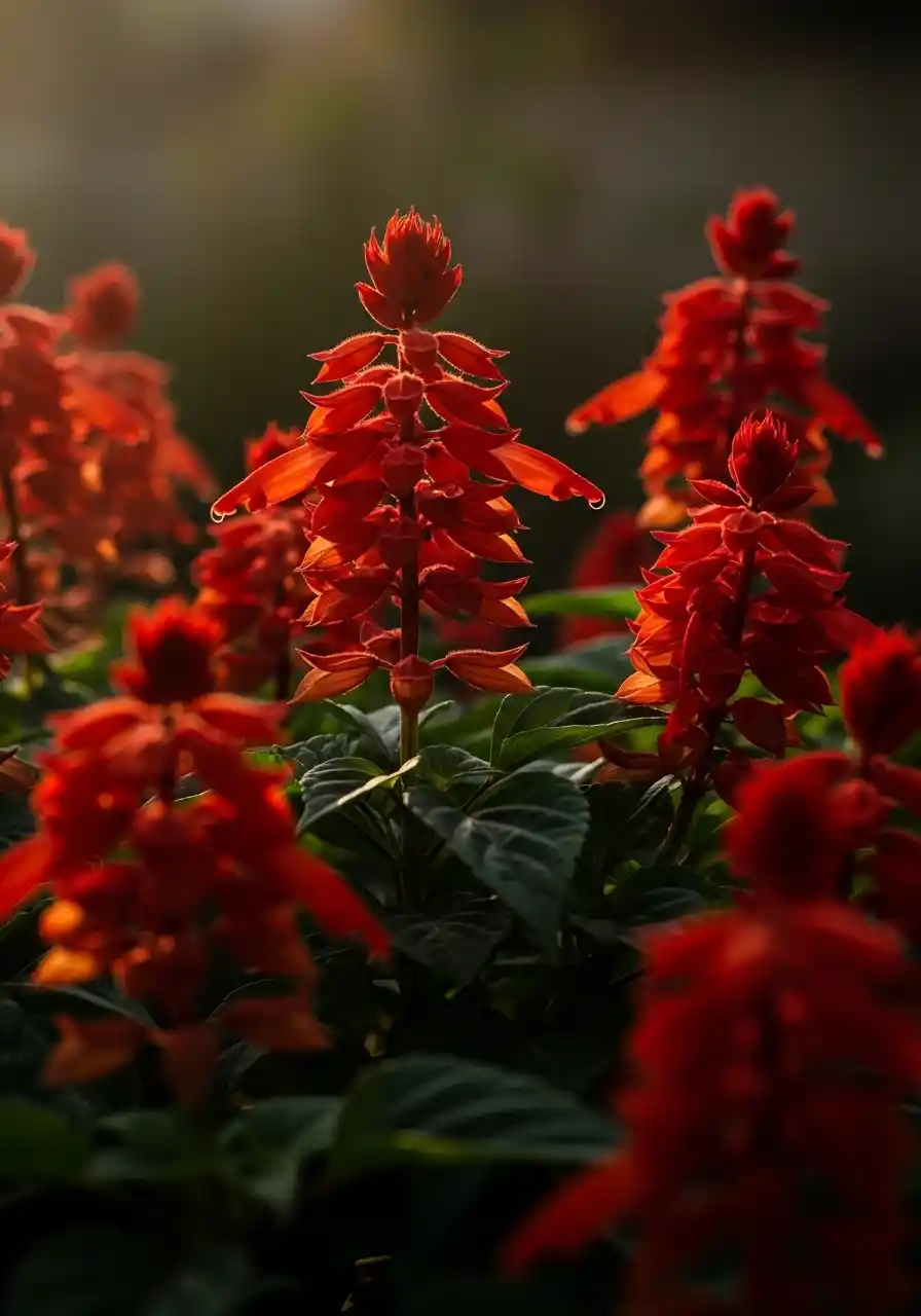 Salvia (red types)