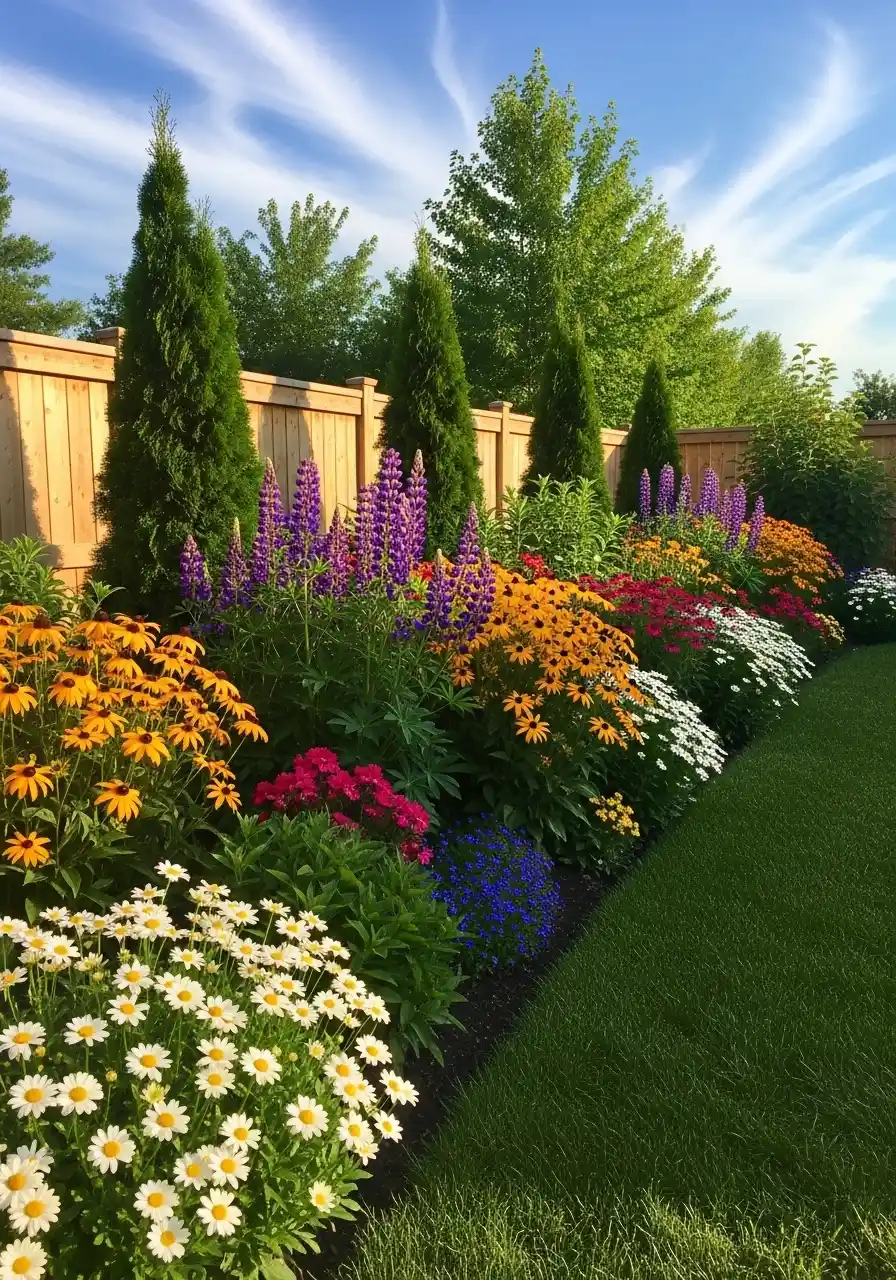 backyard flower garden ideas landscaping