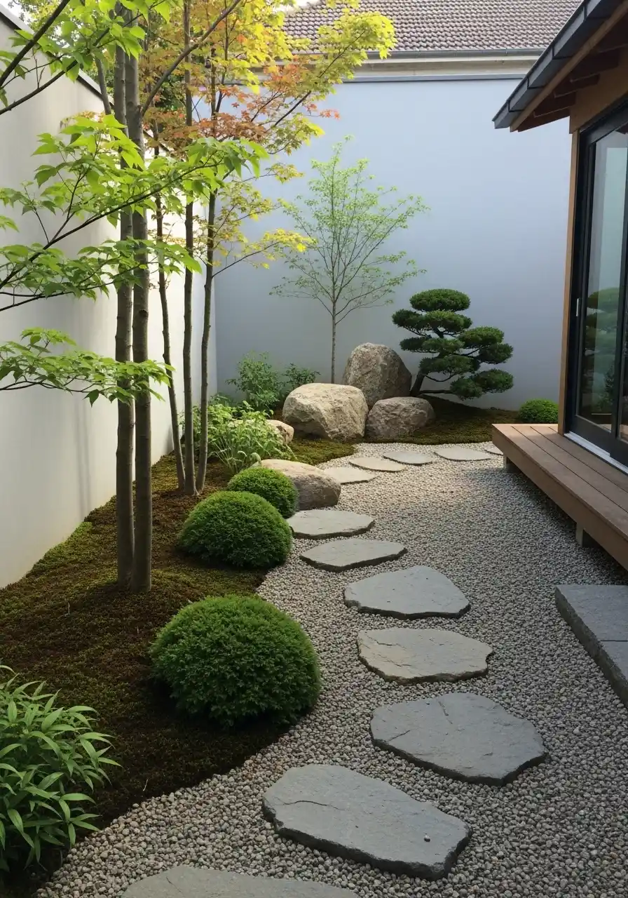 backyard rock landscaping