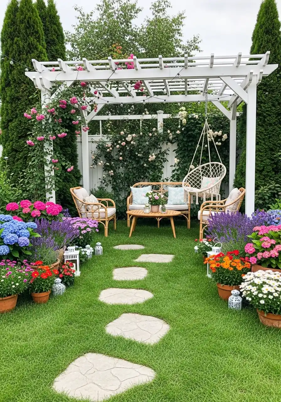 backyard turf landscaping