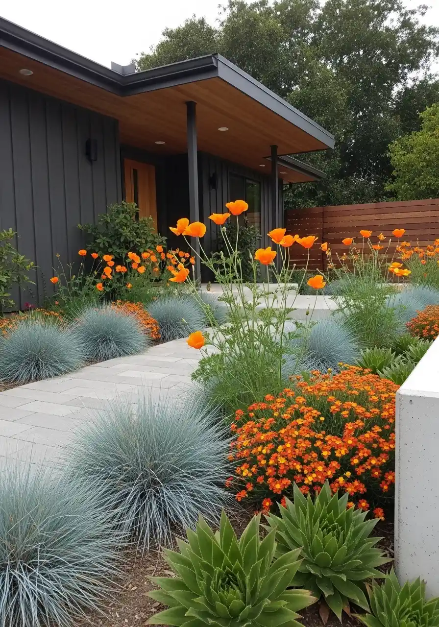 california front yard landscaping ideas