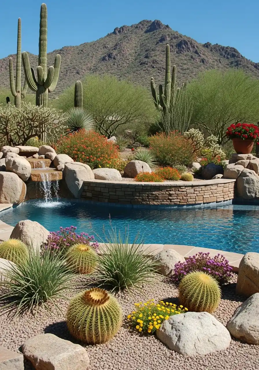 desert pool landscaping Arizona
