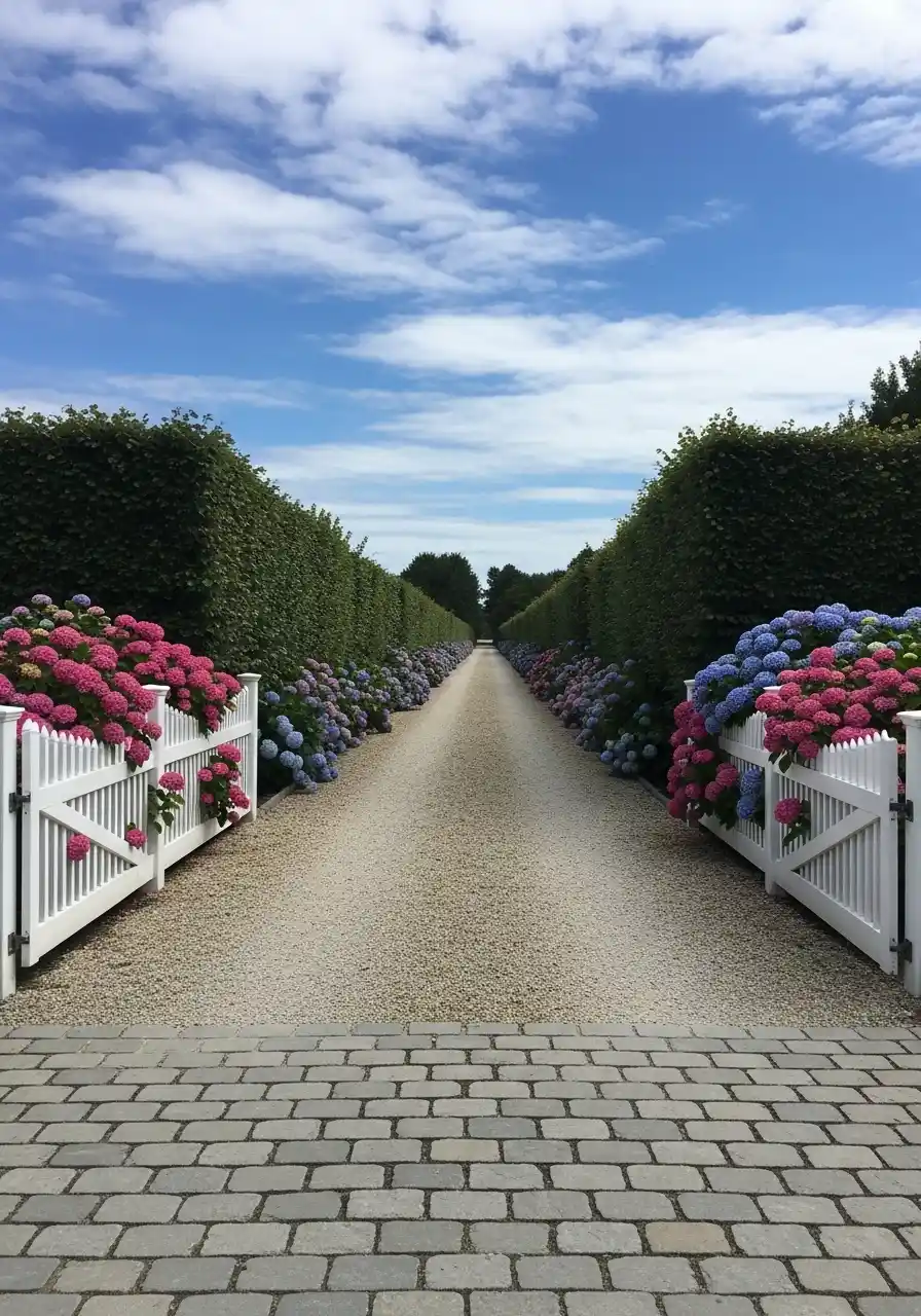 driveway garden border ideas