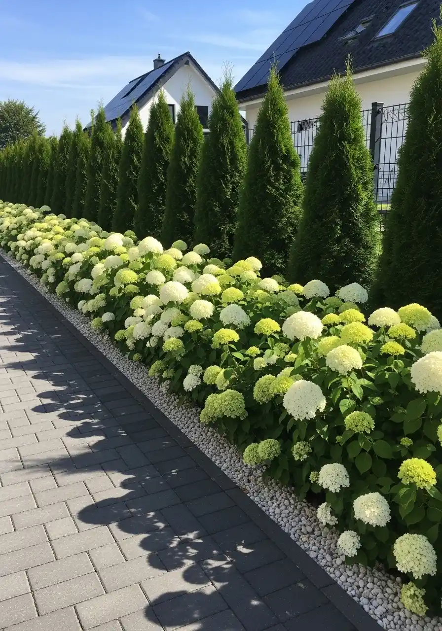 driveway garden border ideas