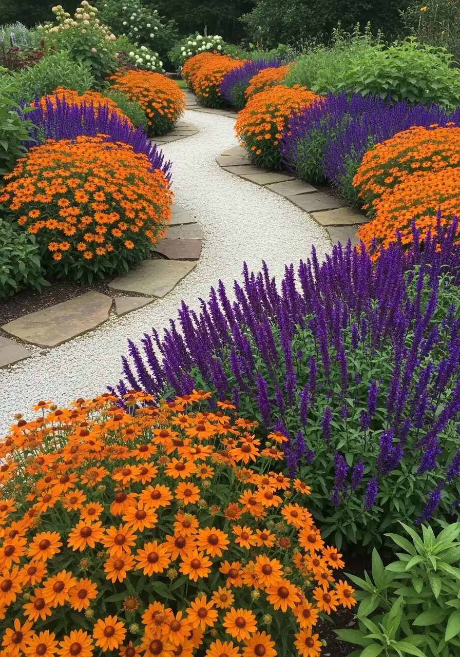 flagstone garden border ideas