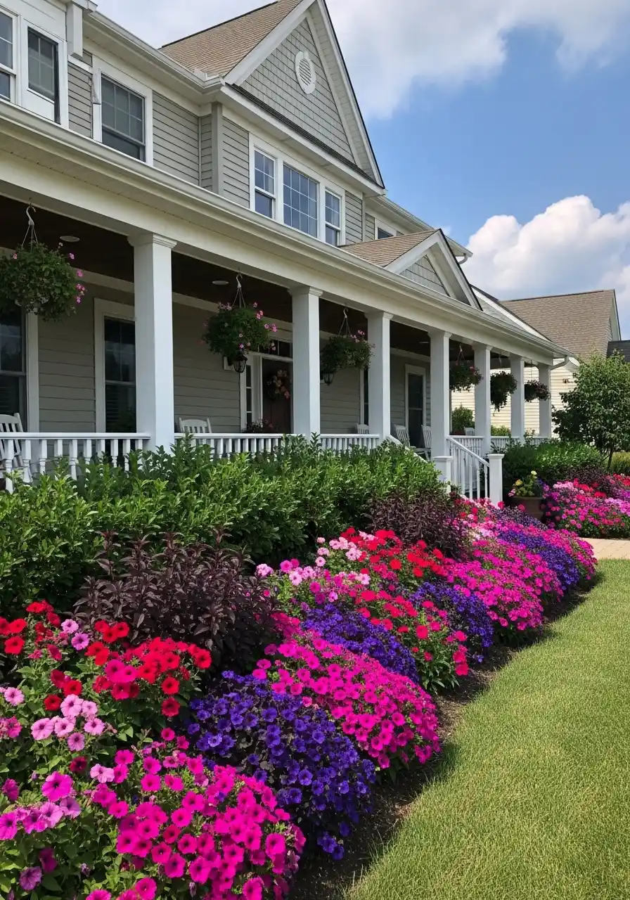 garden shrubs border