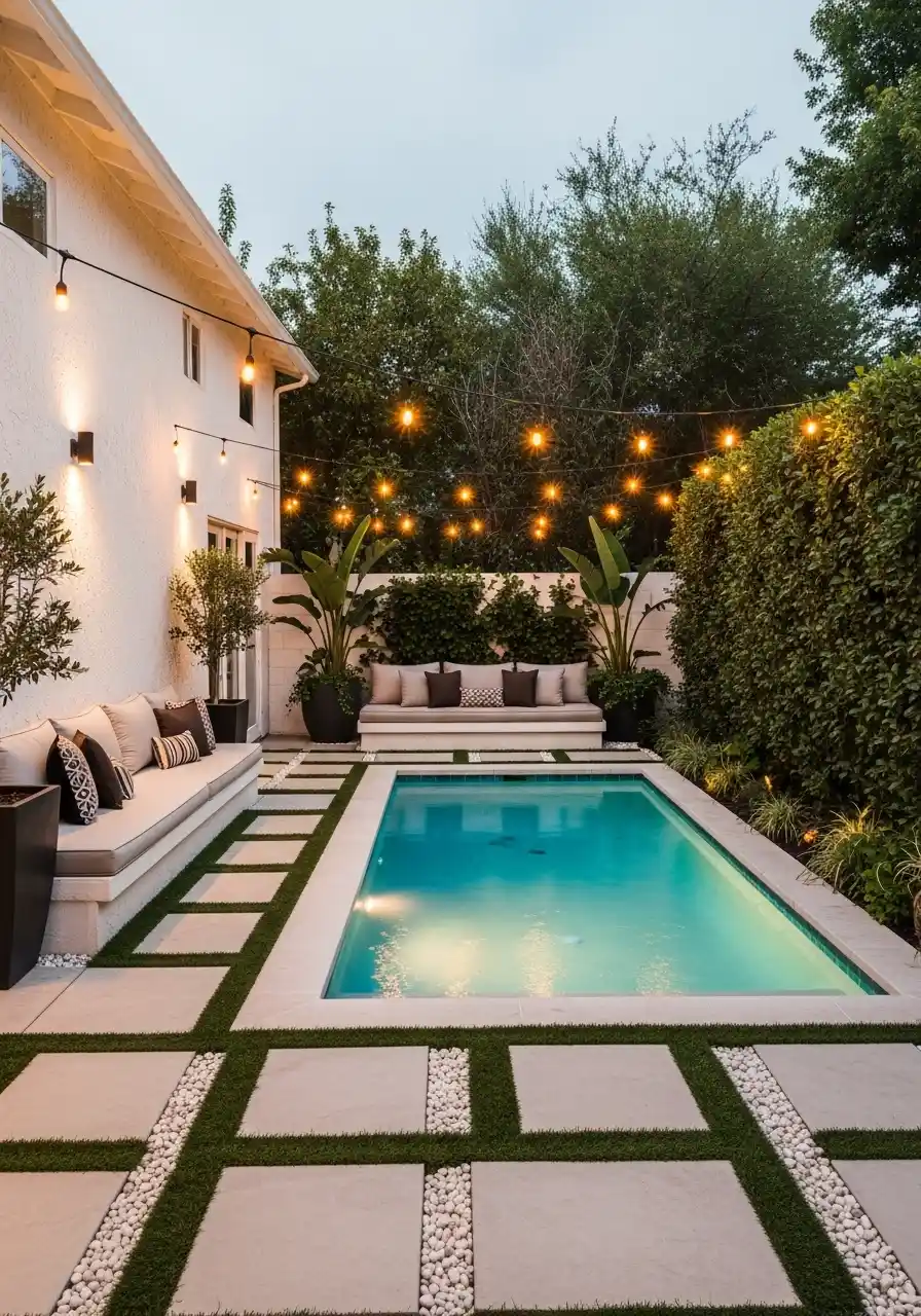 modern backyard landscaping