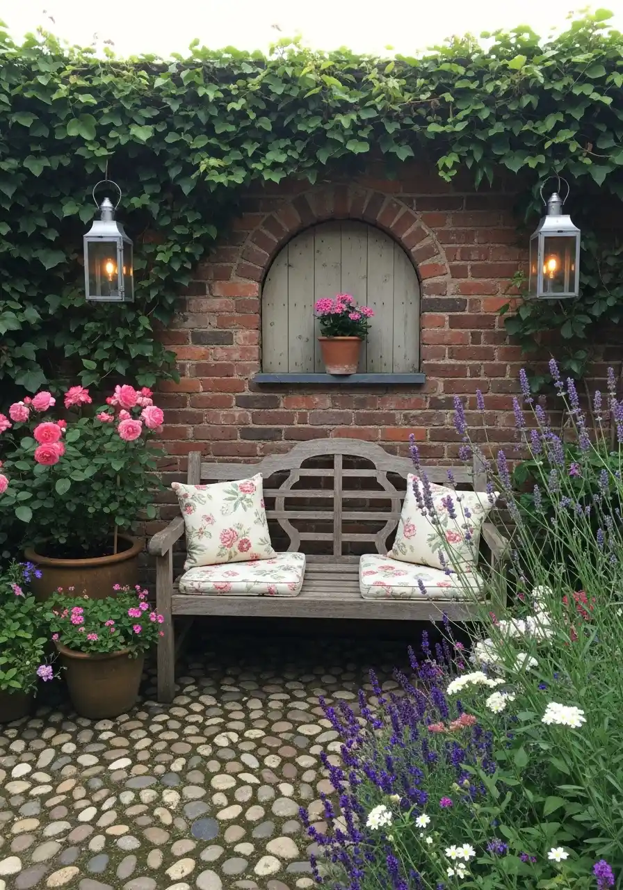 rustic backyard landscaping