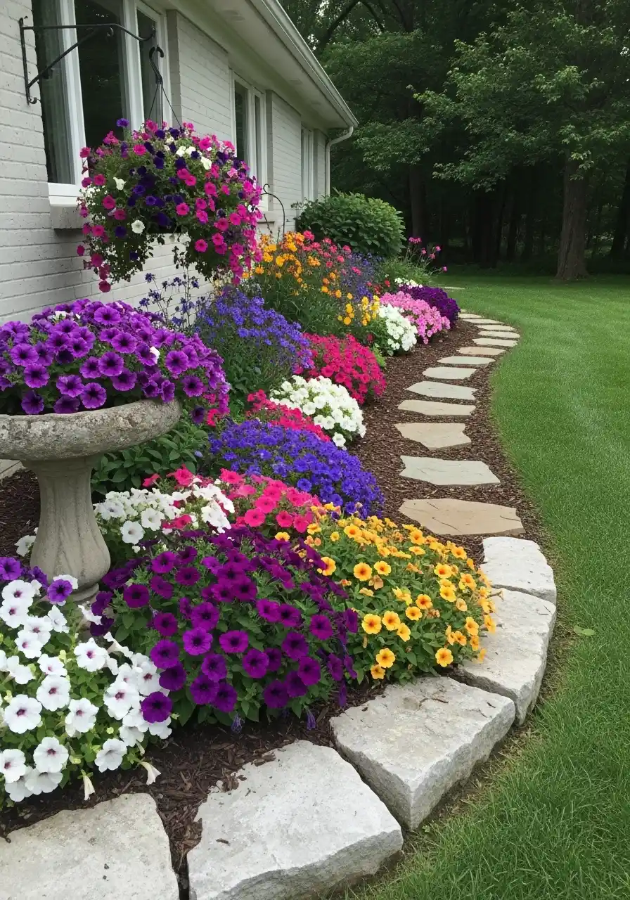 shade garden border ideas
