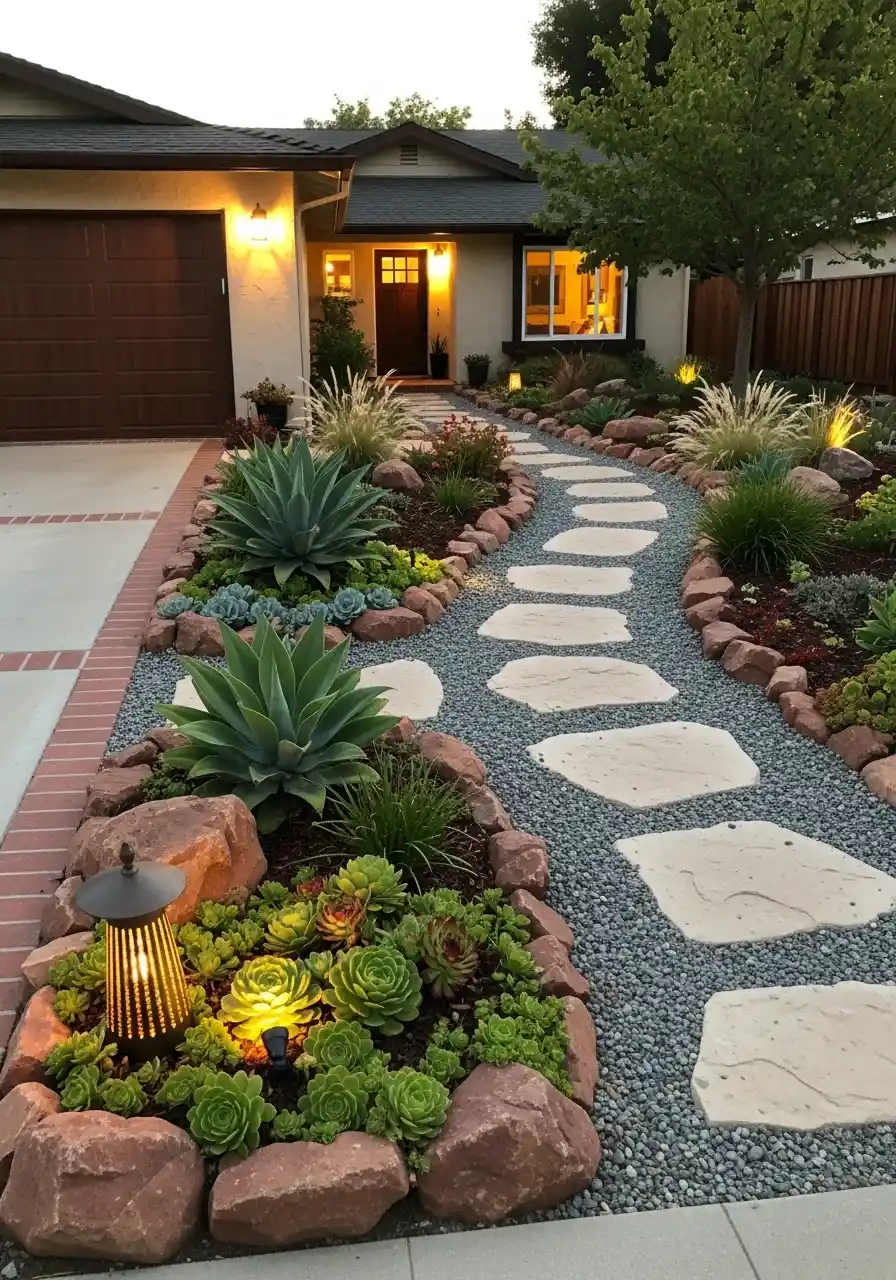 southern california front yard landscape