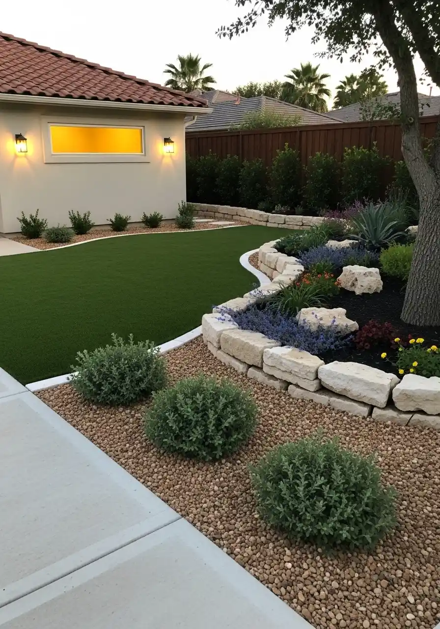 texas backyard landscaping