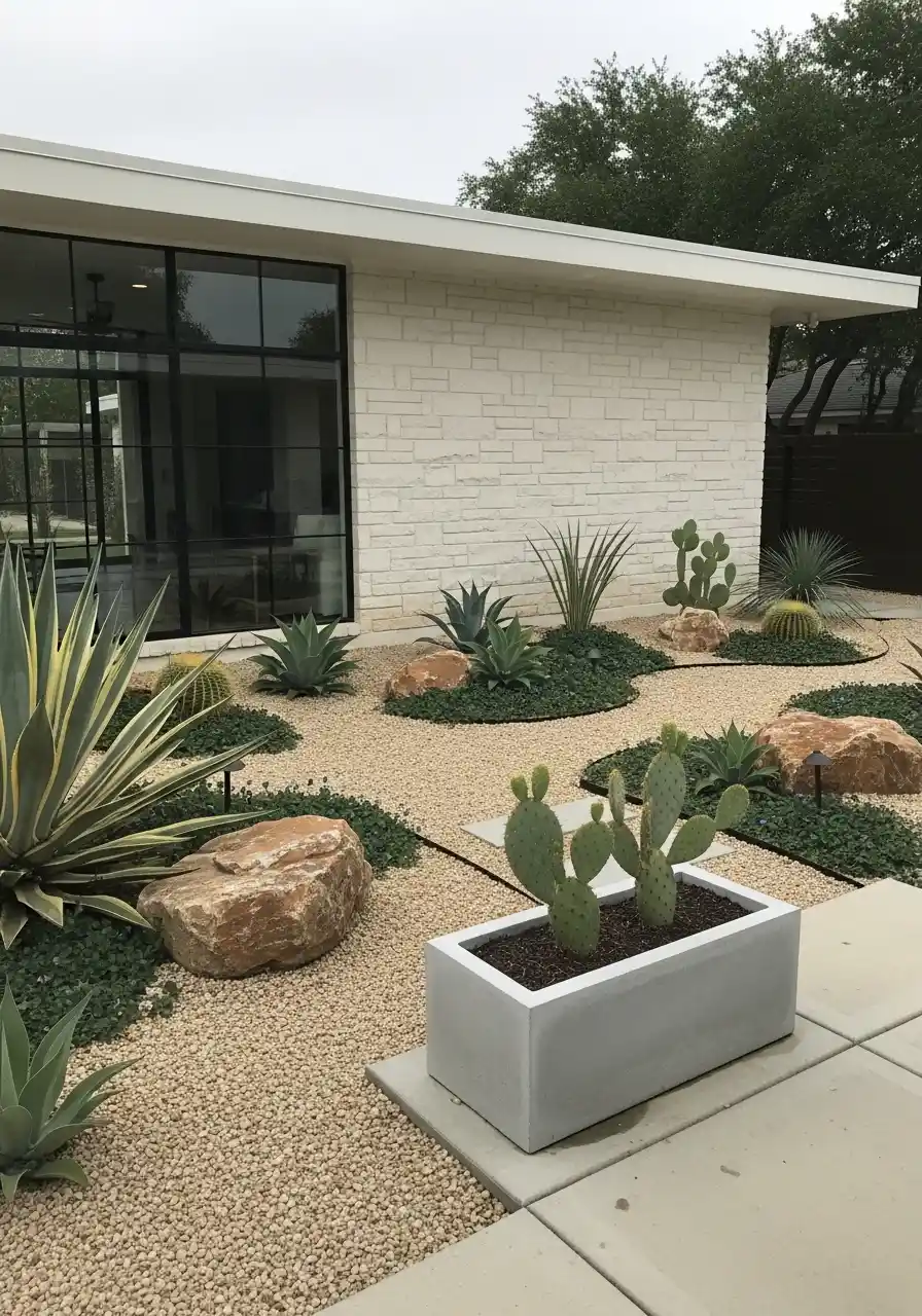 texas backyard landscaping