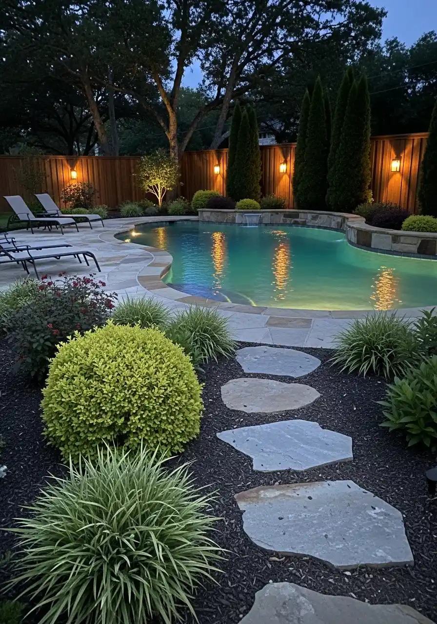 texas pool landscaping ideas