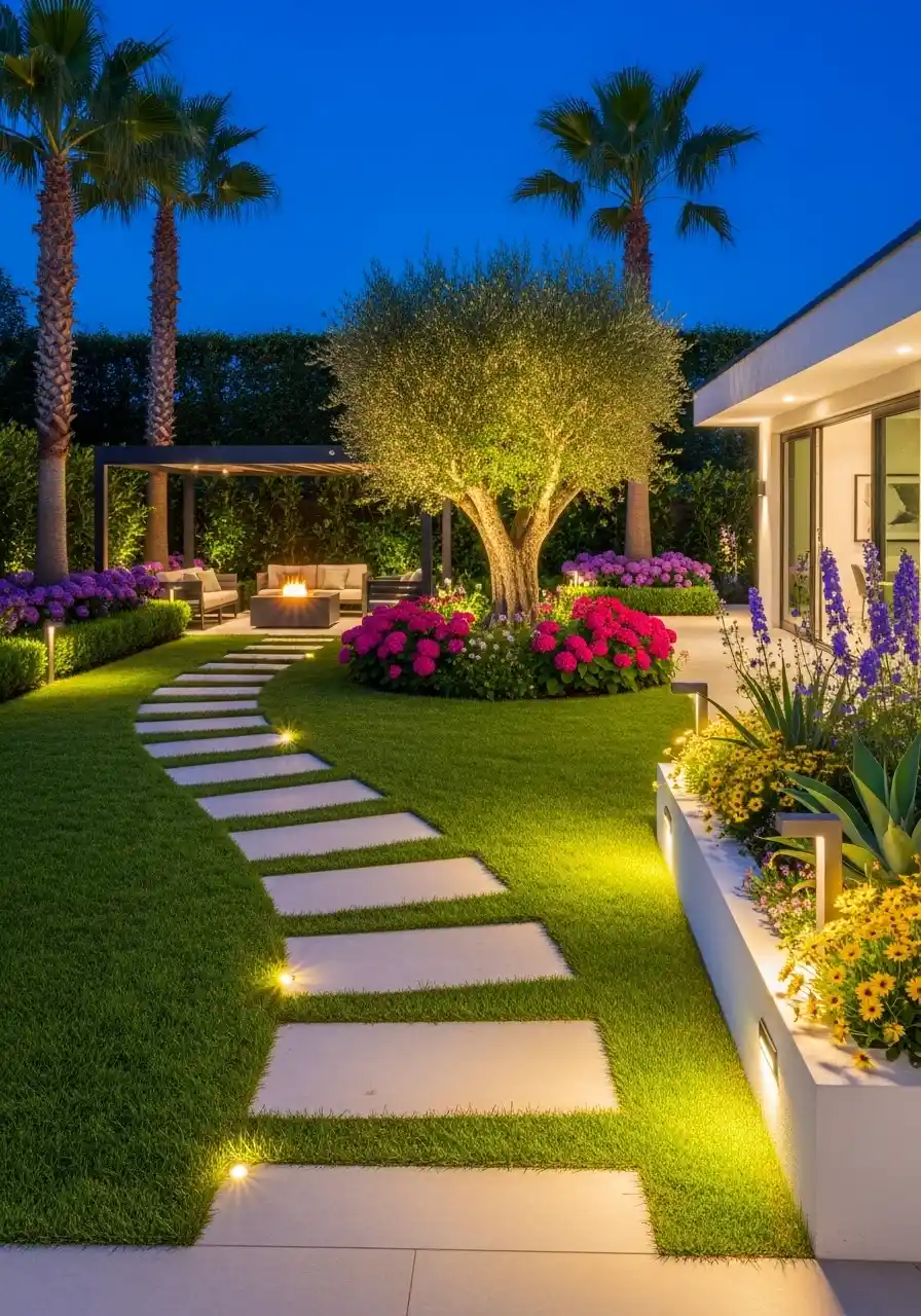 tropical backyard landscaping