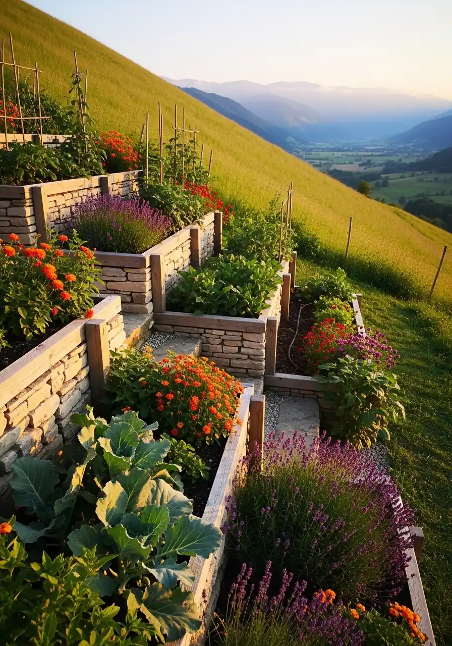vegetable garden border