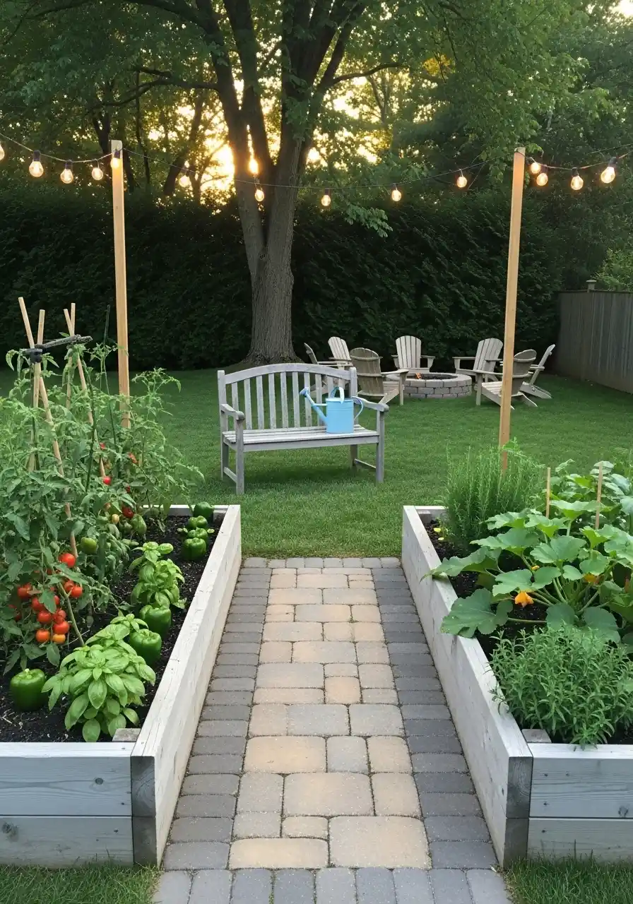 vegetable garden border