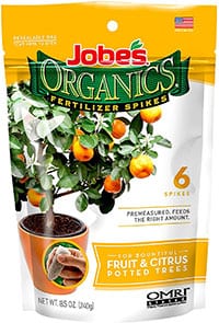 Jobe's Organics Citrus Fertilizer Spikes