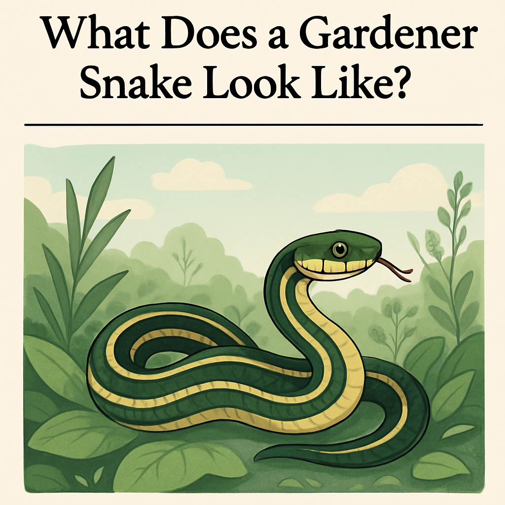 What Does a Gardener Snake Look Like