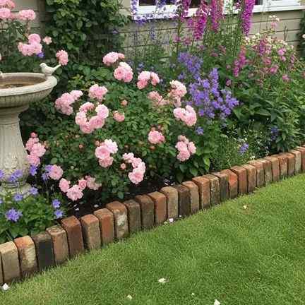 17 Garden Brick Border Ideas For A Classic, Clean Edge