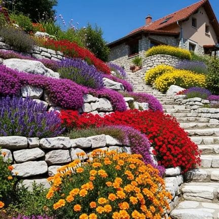 backyard hill landscaping