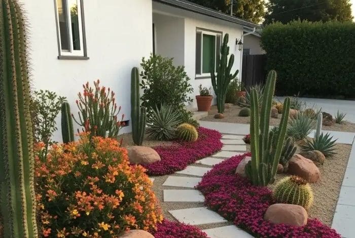 california native landscape front yards