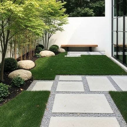 minimalist backyard landscaping design