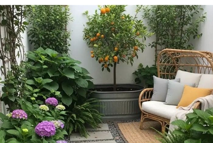 tiny backyard landscaping